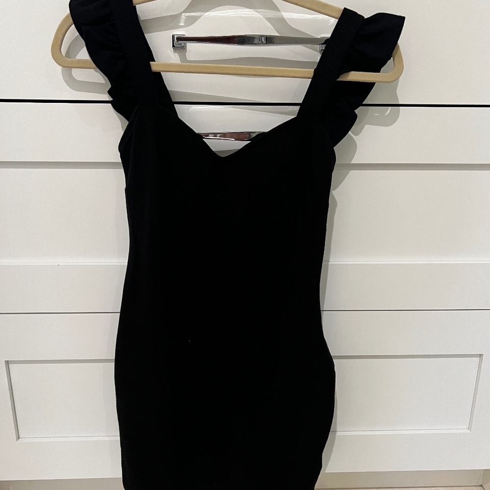 Kimchi Blue Urban Outfitters Fitted Tank Stretch Mini Dress Black Size XS